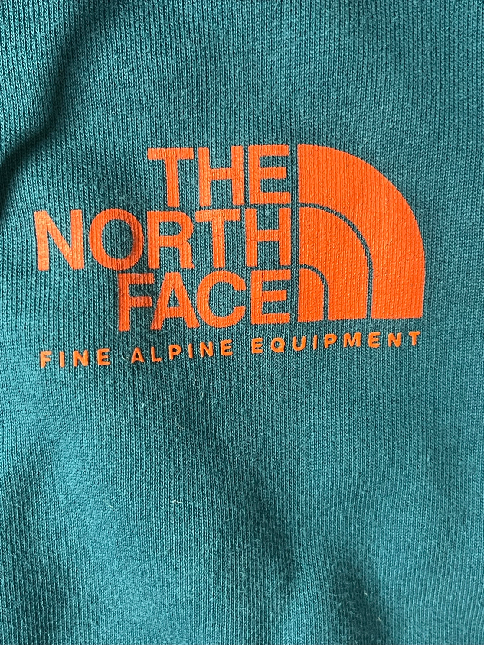 Alpine Equipment - The North Face tweetkleurige olijfbruine hoodie - maat XS - zeer goede staat – photo 3
